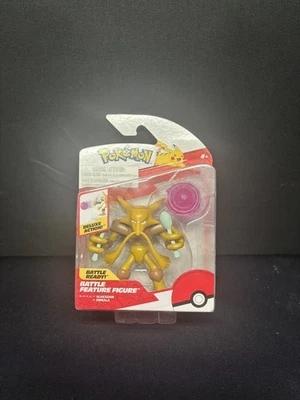 Pokemon Alakazam Epic Battle Característica Figura de Acción Nuevo Jazwares Juguete Regalo 4+ 2023 Foto 1 de 2