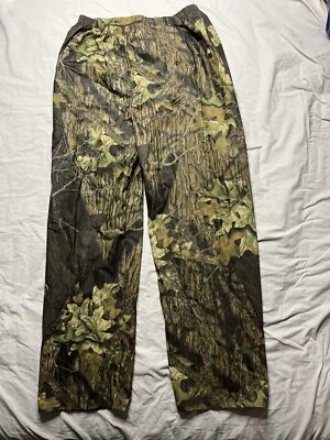 Columbia Mossy Oak Pants Men’s XL Camo Nylon Water Proof Rain Hunting Outdoors - Image 1 of 4