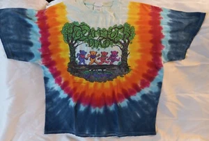 Grateful Dead Herren Gildan Grafik T-Shirt Mehrfarbig Blau Batik Peace Bears M - Bild 1 von 6