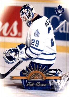 Felix Potvin TORONTO MAPLE LEAFS 1997-98 Leaf #24 Donruss - Image 1 of 2