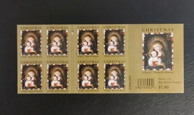 US SC#4100a CHRISTMAS 39 Cent booklet of 20 postage STAMPS MNH. Free shipping! - Image 1 of 2
