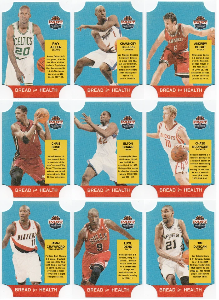 2011-12 Panini Past and Present Bread for Health - Pick Any - Image 1 of 1