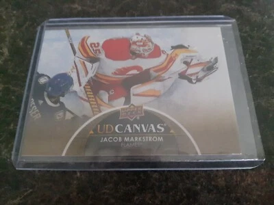 Upper Deck 2021-22 UD Canvas Jacob Markstrom Card# C13 - Image 1 of 2