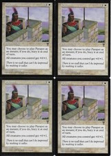 MTG: PARAPET Visions COMMON; played, Excellent condition x4