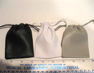 "2 BOLSAS DE CUERDAS DE DIBUJO GRIS CUERO 4""X 3" - Imagen 1 de 1