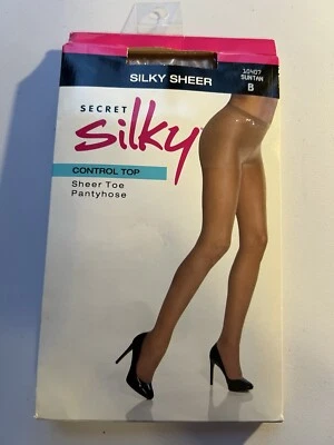 Pantimedias transparentes Secret Silky Control Suntan B 10407 nuevas stock antiguo (nos) Foto 1 de 4