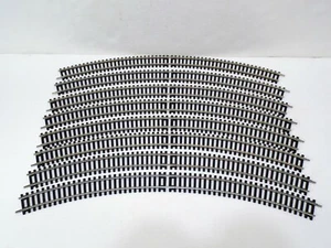 HORNBY R609 X8 SILVER NICKLE 3RD RADIUS DOUBLE CURVES NEW (K649) - Picture 1 of 1
