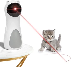 Cat Laser Toy Automatic Interactive Toys for Cats Kitten Dogs USB Charging and B - Picture 1 of 12