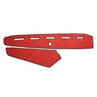 2 Red Dashboard Mats Covers for Volvo FH4 Euro 6 Eco Leather no Sensor Right HD