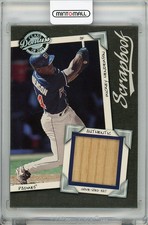 2001 Donruss Class Of 2001 Rickey Henderson Game Used Bat 123/200