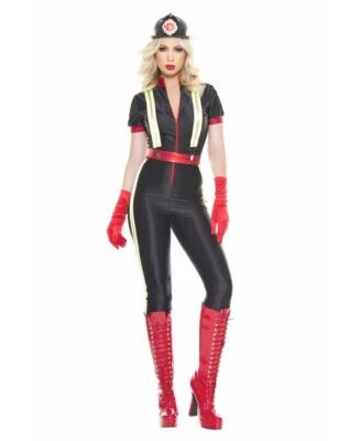 Brand New Hottest Firefighter Costume Music Legs 70894 - Image 1 of 2