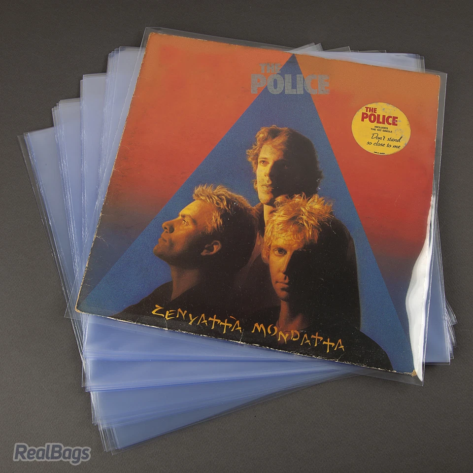 100 BUSTE POLIPROPILENE VINILI LP 33 GIRI MY 120 - Immagine 1 di 1