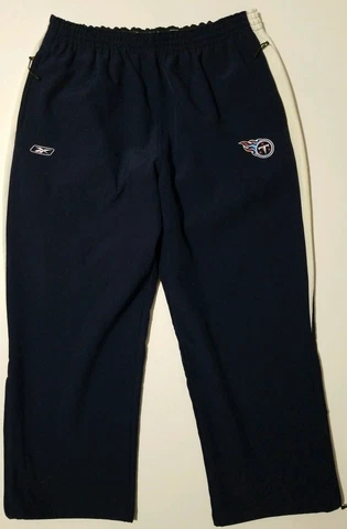 REEBOK ON FIELD TENNESSEE TITANS Warm Up track Pants SZ 2XL ( 31"inseam) Cover