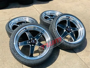 4 New WELD VENTURA  Staggeed 22x8.5_22x10.5 Rims Tire 5x127 for CHEVY GM C10 - Picture 1 of 1