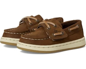 Sperry Kid’s Cup II Boat Jr. Shoe Brown Size 5 M NEW In Box - Picture 1 of 9