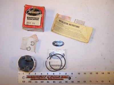 YAMAHA RD350 NUEVO KIT DE ANILLOS DE PISTÓN Y ANILLO WISECO 393P6 RD 350 400 RM400 lm Foto 1 de 4