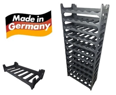 Weinregal Flaschenregal Flaschenständer Wein Weinschrank stapelbar Kunststoff - Bild 1 von 4