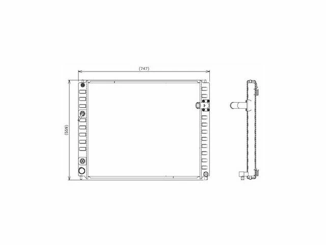26JR39R Radiator Fits 2009-2012 Infiniti FX35 VQ35HR FI Naturally Aspirated GAS - Image 1 of 1