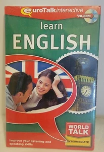 EuroTalk Interactive Learn English Intermediate Level CD-Rom PC Mac NEW - Picture 1 of 2