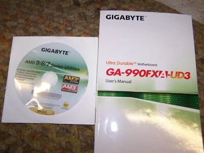 Gigabyte GA-990FXA-UD3 Motherboard Manual & Drivers / Utilities DVD - Image 1 of 4