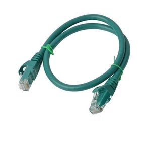 8Ware Cat6a UTP Ethernet Cable 15m Snagless Green - Picture 1 of 1