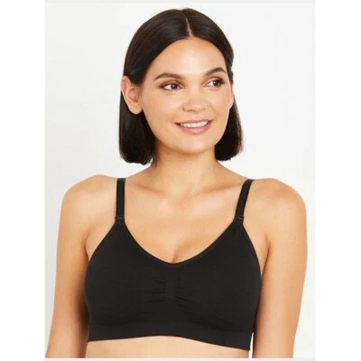 Motherhood Sz M Average Busted Clip Down Maternity Nursing Bra A-D Cups 98422 - Image 1 of 4