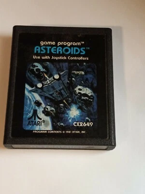 ASTEROIDS - Atari 2600 Cartridge - Classic Arcade Bin 14 - Image 1 of 2