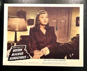BOSTON BLACKIE'S RENDEZVOUS 1945 ORIGINAL LOBBY SZENE KARTE - NINA FOCH - Bild 1 von 1