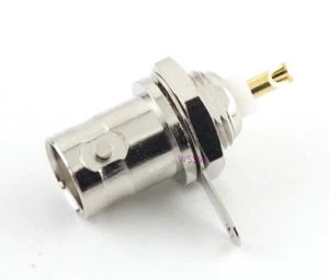 BNC Female Coax Connector  Bulkhead Mount - USA Ham Radio Seller - Picture 1 of 1