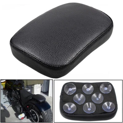 Motorcycle Leather Skull Pillion Passenger Rear Fender Pad Seat For Road King US Foto 1 de 4