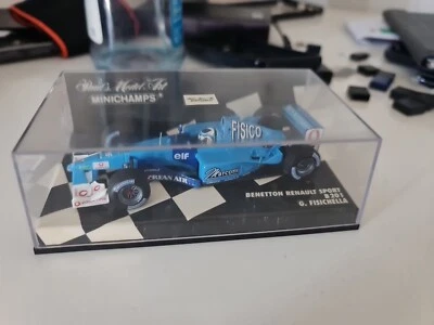 MINICHAMPS BENETTON RENAULT SPORT B201 G. FISICHELLA  NR 7 scala 1:43 - Immagine 1 di 4