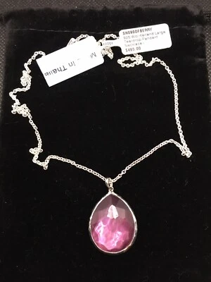 $495 IPPOLITA Sterling Silver Wonderland Large Teardrop Pendant Necklace 16"-18" - Image 1 of 4