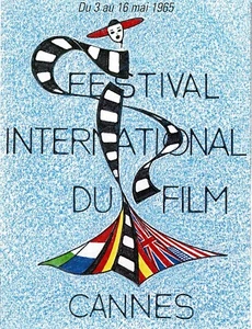 AFFICHE    POSTER FESTIVAL CANNES 1965 - Picture 1 of 1