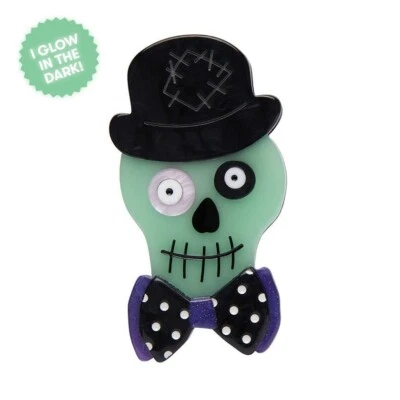 Broche STWILDER - STAN EL HOMBRE PAJARITA - HALLOWEEN. BRILLA EN LA OSCURIDAD. Nuevo en caja. Foto 1 de 4