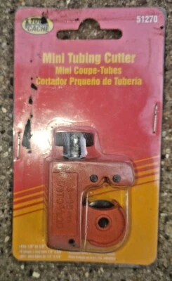 Tools Cache Mini Pipe Cutter 1/8” to 7/8” - Cuts Copper, Aluminu - Image 1 of 2