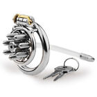 Stainless Steel Men Chastity Device Small Metal Anti-Off Chastity Cage Lock Belt
