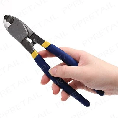 WHL 8"/200mm Heavy Duty Cable Cutter Professional Quality Wire Stripper/Fencing Snip