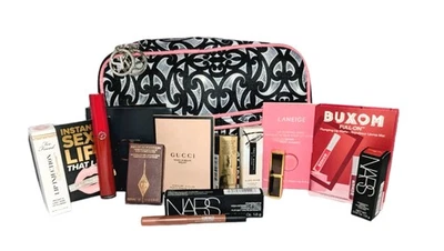 14 Pc Luxury Lipstick Lot Gucci Dior Tom Ford Charlotte Tilbury Armani +MORE NEW - Image 1 of 4