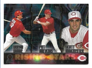 1998 Pacific Omega #4 Aaron Boone / Pat Watkins / Scott Winchester Rising Stars - Picture 1 of 2