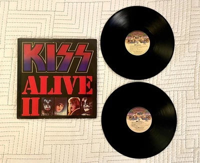 Kiss Alive II (VG+) 2x LP 1977 Vinyl STERLING Dbl Album Casablanca ACE FREHLEY - Image 1 of 4