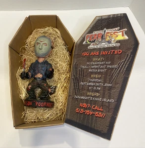 NECA Jason Voorhees Friday the 13th Bobblehead Fear Fest Promo Coffin Box 2004 - Picture 1 of 23