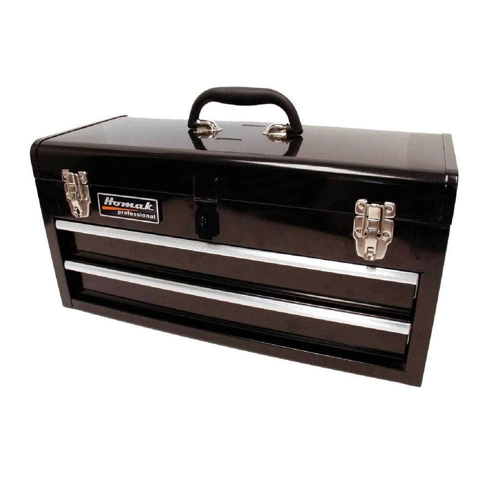 Homak BK01022001 2-Drawer 20" Toolbox - Black New - Image 1 of 1
