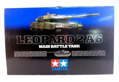 Kit de modelo completo TAMIYA 1/16 #56019 RC LEOPARD 2 A6 operação completa - Imagem 1 de 4