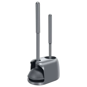 Toilettenbürste und Kolbengarnitur, Toilettenkolben für Badezimmer Schwerlasttoilette... - Bild 1 von 7