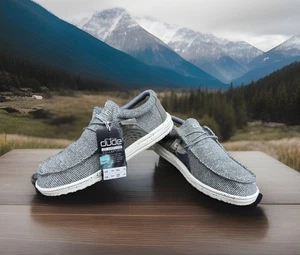 Hey Dude Wally Mens Airflow Collect Slip-on Shoes Color Free Light Grey Size M11 - Picture 1 of 5