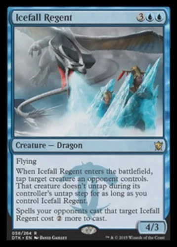 Icefall Regent - Dragons of Tarkir #058/264 MTG Magic The Gathering - Image 1 of 1