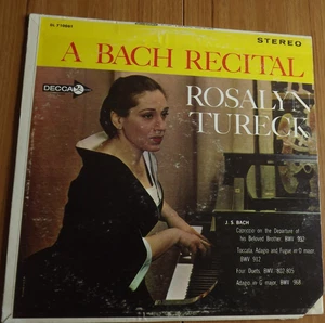Decca DL 710061 [Gold Label] - A Bach Recital - Rosalyn Tureck - VGC - Picture 1 of 2