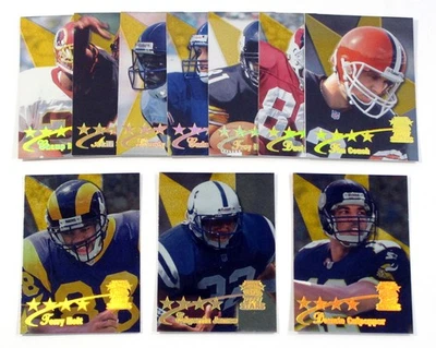 1999 Topps Stars Four Star Football Set (1-10) - Image 1 of 3