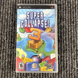 Super Collapse 3 (Sony PSP, 2007) CIB Manual with Reg Card Works! - Picture 1 of 5
