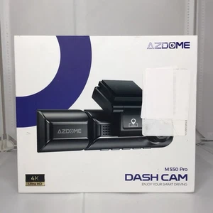 AZdome 4K Ultra HD Dash Cam avec suivi GPS et enregistrement en boucle modèle M550 Pro - Photo 1/5
